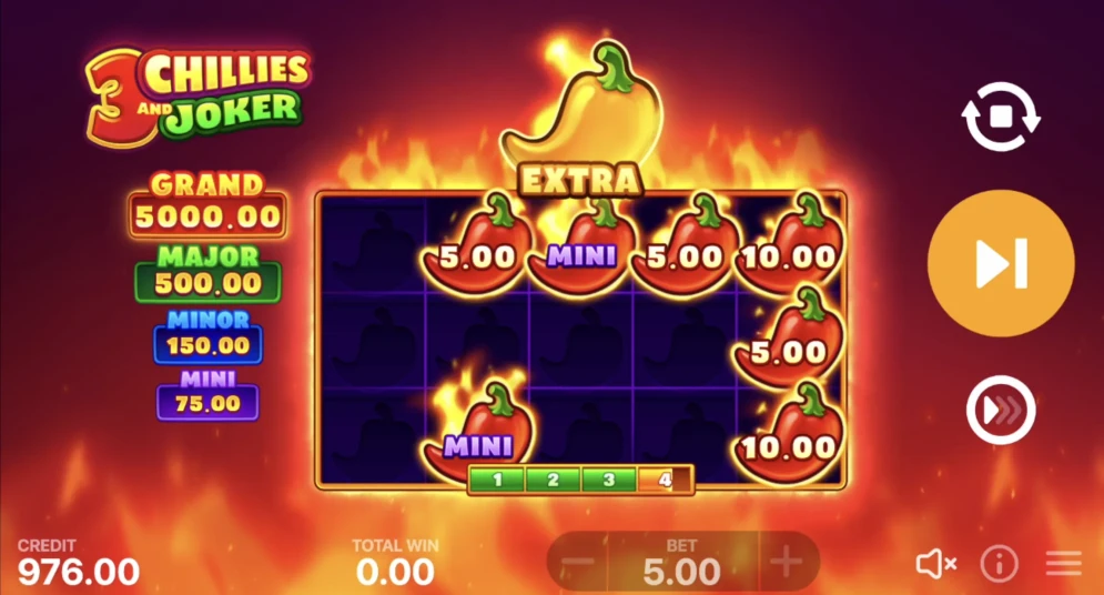 3 Chillies and Joker: Hold and Win Slot
