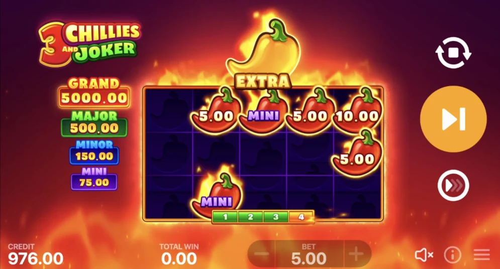 3 Chillies and Joker: Hold and Win Slot